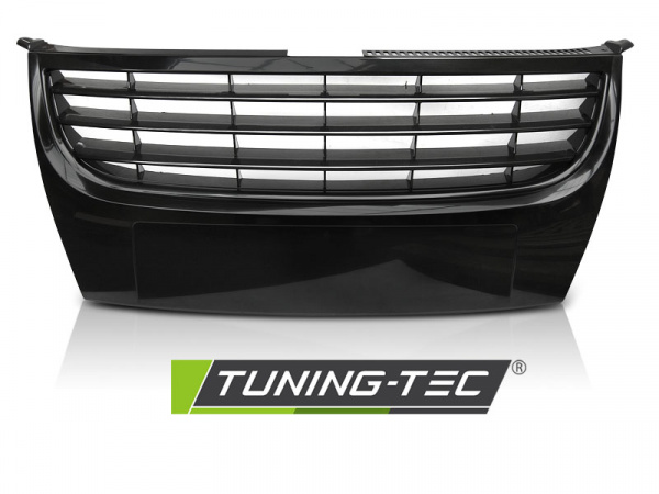 Upgrade Sportgrill / Kühlergrill für Volkswagen Touran 1T GP (Facelift) 07-10 Hochglanz schwarz